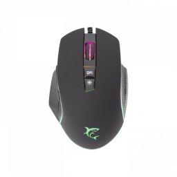 WHITE SHARK GARETH Mouse de gaming, negru