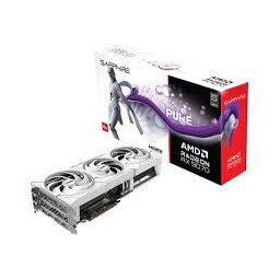 Placa video Radeon RX9070 Pure Gaming OC 16GBGDDR6 2xHDMI 2xDP White