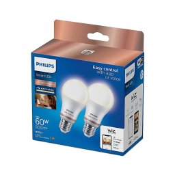 SET 2x bec LED dimabil Philips A60 E27/8W/230V Wi-Fi