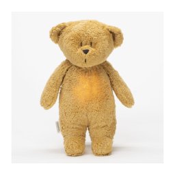 Pluș de îmbrățișat cu sunete și lumină Moonie ursuleț 2.0 organic honey
