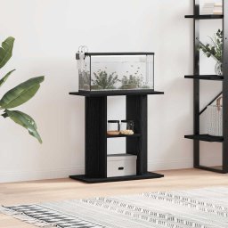 Suport pentru acvariu Stejar negru 60x30x60 cm lemn prelucrat GartenMobel Dekor