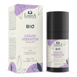 Luxuria BIO Vibrator Lichid 15 ml Gel Stimulator pentru Femei cu Efect Vibrator