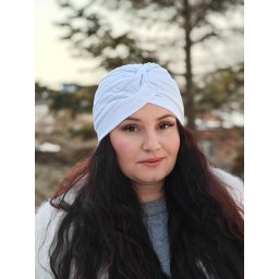 Turban Leyla - Alb
