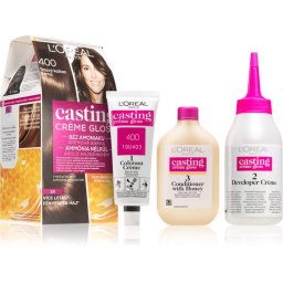 L’Oréal Paris Casting Creme Gloss culoare par culoare 400 Dark Brown 1 buc