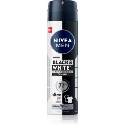 NIVEA MEN Invisible Black & White spray anti-perspirant pentru barbati 150 ml