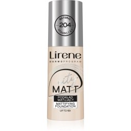 Lirene City Matt Make-up lichid matifiant cu efect de netezire culoare 204 Natural 30 ml