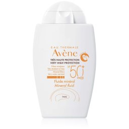 Avène Sun Mineral Fluid fluid protector fără filtre chimice SPF 50+ 40 ml