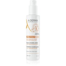 A-Derma Protect Kids Children Invisible Spray spray pentru protecție solară SPF 50+ pentru copii 200 ml