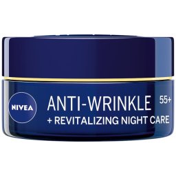 NIVEA Revitalizing cremă de noapte anti-îmbătrânire antirid 55+ 50 ml