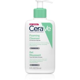CeraVe Cleansers Foaming Cleanser gel spumant de curatare pentru piele normala si grasa 236 ml