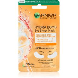Garnier Textil Masks Hydra Bomb mască înviorătoare pentru ochi 6 g