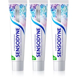 Sensodyne Extra Whitening pasta de dinti albitoare cu Fluor pentru dinti sensibili 3x75 ml