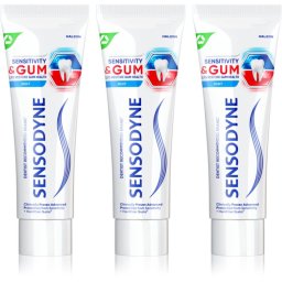 Sensodyne Sensitivity & Gum pasta de dinti pentru dinti sensibili Mint 3x75 ml