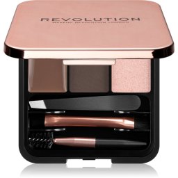 Revolution Brow Sculpt Kit set pentru sprancene perfecte culoare Dark 2.2 g