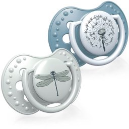 LOVI Botanic 6-18m suzetă Boy 2 buc