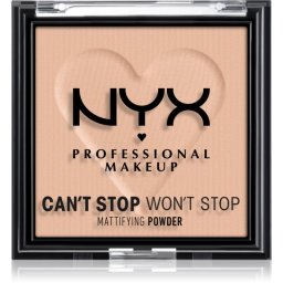 NYX Professional Makeup Can't Stop Won't Stop Mattifying Powder pudra matuire culoare 04 Meduim 6 g