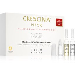 Crescina Transdermic 1300 Re-Growth and Anti-Hair Loss tratament pentru stimularea creșterii părului și anti-cădere pentru femei 20x3.5 ml