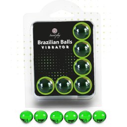 Secret play Brazilian Shock 6 Balls Set ulei pentru corp 6x4 g
