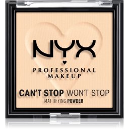 NYX Professional Makeup Can't Stop Won't Stop Mattifying Powder pudra matuire culoare 01 Fair 6 g