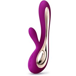 Lelo Soraya 2 vibrator cu stimularea clitorisului Deep Rose 22 cm