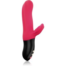 Fun Factory Bi Stronic Fusion dual pulsator vibrator cu stimularea clitorisului Red 21 cm