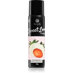 Secret play Sweet Love gel lubrifiant cu aromă Strawberry and White Chocolate 55 g