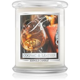 Kringle Candle Brandy & Leather lumânare parfumată 411 g