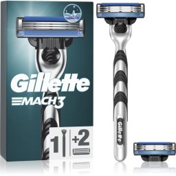 Gillette Mach3 Aparat de ras + rezervă lame 2 buc