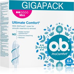 o.b. Pro Comfort Mini tampoane 64 buc