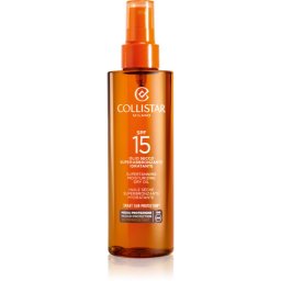 Collistar Special Perfect Tan Supertanning Moisturizing Dry Oil ulei pentru plaja SPF 15 200 ml