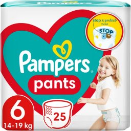 Pampers Pants Size 6 scutece de unică folosință tip chiloțel 13-19 kg 25 buc