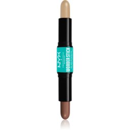 NYX Professional Makeup Wonder Stick Dual Face Lift baton pentru dublu contur culoare 02 Universal Light 2x4 g