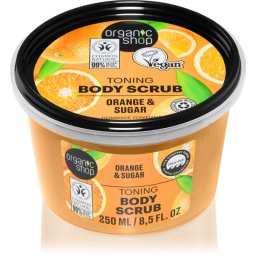 Organic Shop Orange & Sugar exfoliant tonifiant pentru corp 250 ml