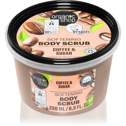 Organic Shop Organic Coffee & Sugar exfoliant de corp, cu cafea 250 ml