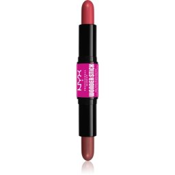 NYX Professional Makeup Wonder Stick Cream Blush baton pentru dublu contur culoare 03 Coral N Deep Peach 2x4 g