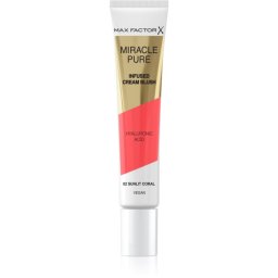 Max Factor Miracle Pure blush cremos culoare 02 Sunlit Coral 15 ml