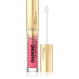 Eveline Cosmetics Diamond Glow Luciu de Buze sclipitor cu acid hialuronic culoare 09 Peach Dream 4.5 ml