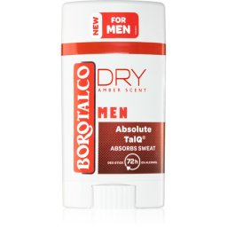 Borotalco MEN Dry deodorant stick 72 ore pentru bărbați Amber Scent 40 ml