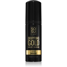Dripping Gold Luxury Tanning Mousse spuma autobronzanta culoare Medium 150 ml
