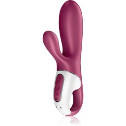 Satisfyer HOT BUNNY CONNECT APP vibrator cu stimularea clitorisului Violet 17,3 cm