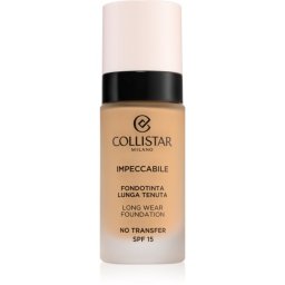 Collistar Impeccabile Long Wear Foundation machiaj persistent SPF 15 3G Golden Natural 30 ml