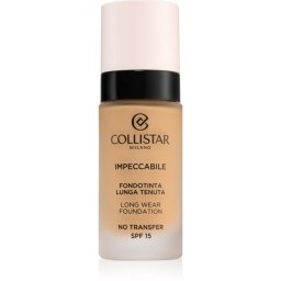 Collistar Impeccabile Long Wear Foundation machiaj persistent SPF 15 4N Sand 30 ml