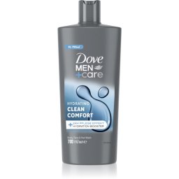 Dove Men+Care Clean Comfort gel de duș pentru față, corp și păr 700 ml