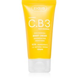 Ziaja Vitamin C.B3 Niacinamide cremă-mască de noapte 50 ml