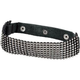 Bad Kitty Rhinestone Choker zgardă 45 cm