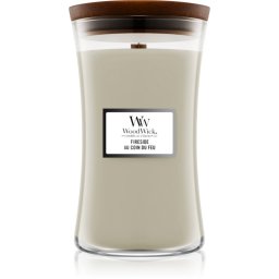 Woodwick Fireside Au Coin Du Feu lumânare parfumată cu fitil din lemn 609.5 g