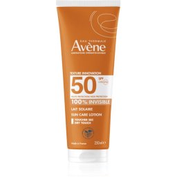 Avène Sun Care Lotion 100% Invisible lapte de corp pentru soare rezistent la apa SPF 50 250 ml