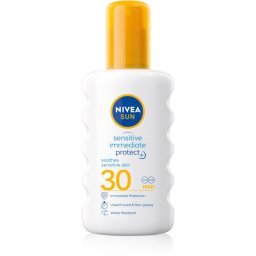 NIVEA SUN Protect & Sensitive spray protector pentru plajă SPF 30 200 ml
