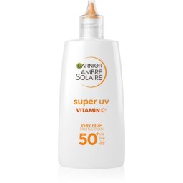 Garnier Ambre Solaire Super UV Vitamin C fluid protecție impotriva petelor intunecate SPF 50+ 40 ml