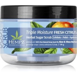 HEMPZ Triple Moisture exfoliant pentru corp 176 g